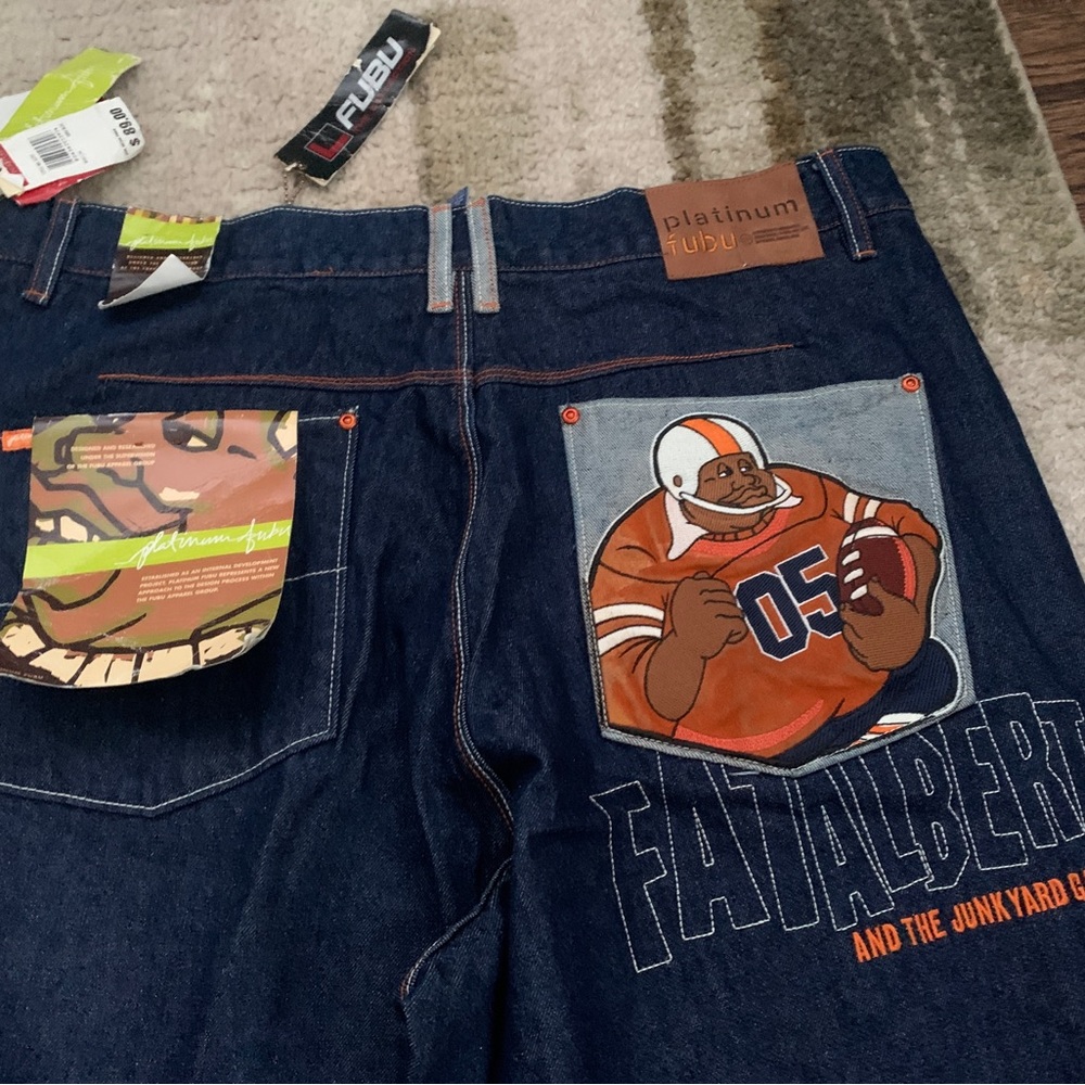 Platinum Fubu FAT ALBERT jeans size 40